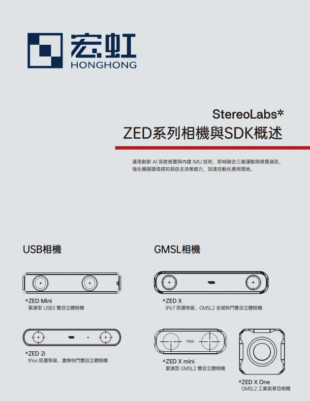 StereoLabs 產品目錄